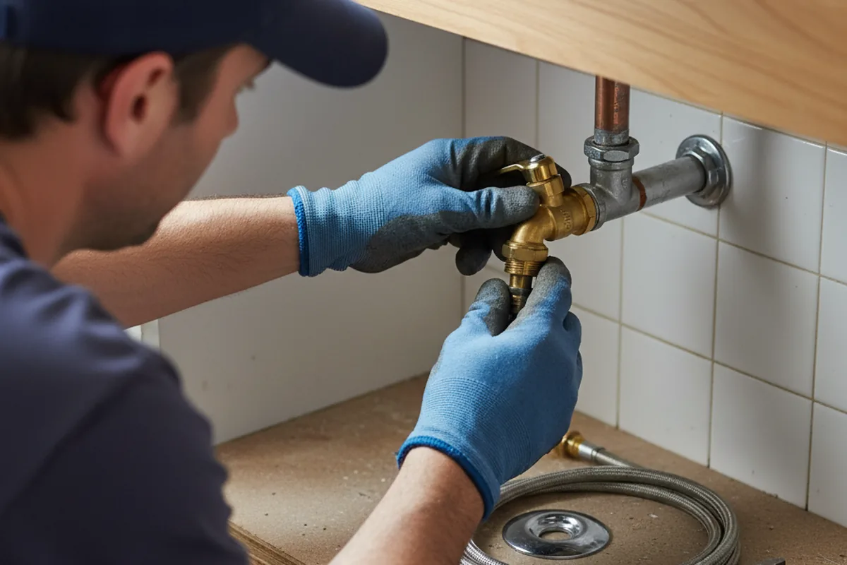 Shutoff valve and fitting work during Emergency Plumbing in Astoria